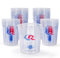 CR CHRWLIN Piant Mischbecher 12 Stück Messbecher Lack-Mischbecher Einweg-Mischbecher Präzise Messungen im Verhältnis 1370ml und 40 oz Kunststoff-Messbecher für Farbharze Epoxidharze Acrylfarben Kunst