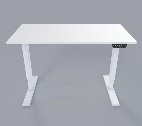 Bisley Home Tisch, Metall, Gestell 396 weiß Platte 005 weiß, Medium