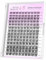 VEYESBEAUTY Faux Cils Extension Cils Newbie's Five-Second Cils Individuels Avec Colle Volume Russe Cluster Lashes Mixte Diy à La Maison Cils Individuels (LuxeBold, 8-16mm)