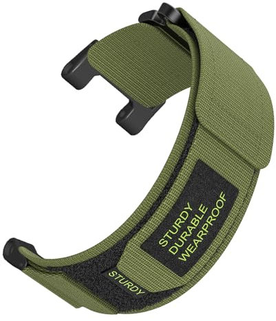WIIKAI Armband Ersatzarmbänder für Amazfit T-Rex/T-Rex Pro Uhrenarmbänder Replacement Straps Watch Straps HRNL.(Army green)