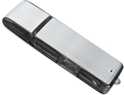 64G Mini Registrador de Voz Digital - Podazz Sound Activado 90 Horas Capacidad USB Recargable Metal Case Sound Recorder para reuniones de conferencias
