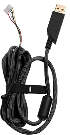 Pjeghbvop Câble USB de 2 m pour souris Zowie EC1-A EC1-B FK1 Accessoire de réparation