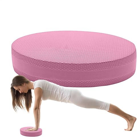 Ovale Schaumstoff-Balance-Pads, 28 x 17 cm, stabiles Fitnessübungskissen, 6 cm Dicke, rutschfest, Fitnessstudio, Balance-Board, Balance Pad für Physiotherapien, Pilates, Krafttraining