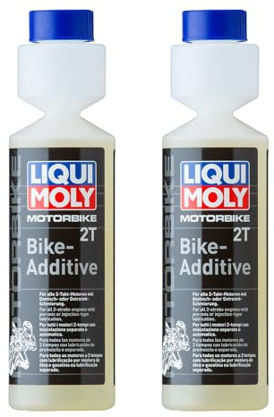 Motorbike Scooter 2T Additive - Fuel System Cleaner for Improved Engine Performance, Reduces Carbon Build-Up, 2x250ml