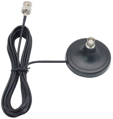 ClAZTyict Antenna BNC e Femmina Base Magnetica Resistente di Prolunga da 3 Metri per Microfono Wireless Q9 RG174