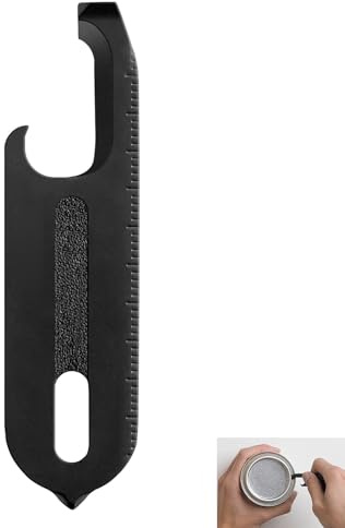 Keychain Multi Tool, Ultra Slim Multi Tool 9-in-1 Pocket Multitool, Stainless Steel Keyring with Bottle Opener, Wrench, Ruler, Pry Bar, Screwdriver for Camping, Hiking, Travel, DIY, Gifts for Men