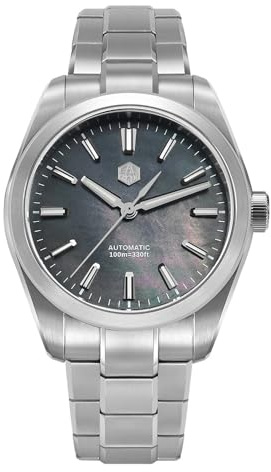 TACTICAL FROG San Martin Herrenarmbanduhr SN0144 Automatikwerk 9015, Saphirglas, 10 Bar Taucheruhr für Herren