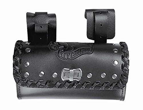 Held Lenkertasche, Universaltasche aus Rindleder - Farbe: SCHWARZ