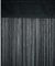 Fadengardine Fadenvorhang Vorhang Faden schwarz 250x90cm