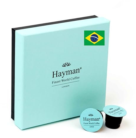 100% Café Fazenda Sao Paulo du Brésil - Capsules de café compatibles avec les machines Nespresso Original Line - Coffret avec 20 capsules