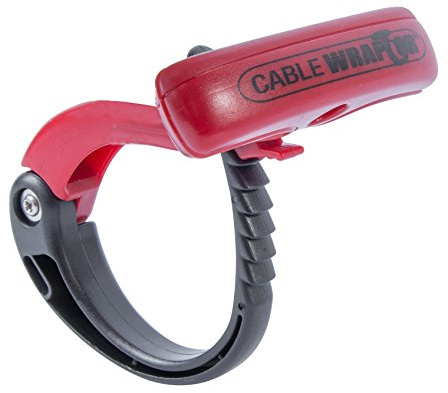 Gardner Bender CW-T3RR25 Large Cable Wraptor for Cord/Cable/Rope Organizer, Strong Locking Design, Reusable 3 inch. Bundle Dia., Easy Release & T-Handle for comfort carry, Black
