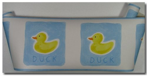 Borte Bordüre Duck Ente Kinderzimmer Canada