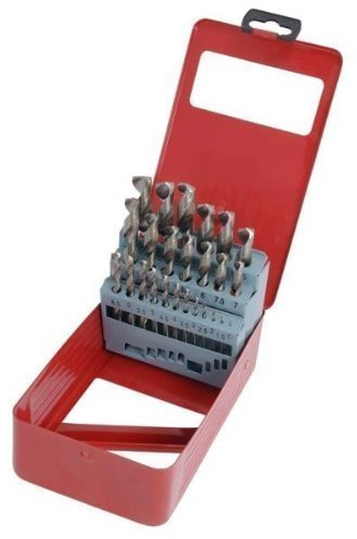 Hss Drill Bit Set 25pc (1-13mm) Metal Box