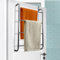 KNIGHT Over Door Towel Rail With 4 Towel Bar | Hanging Towel Rack For Bathroom & Kitchen | Hand Towel Holder | Kitchen Towel Holder | Chrome Finish.