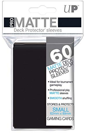 60 ct Pro-Matte Black Small Deck Protektoren