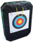 Yate Zielscheibe - Bogenschießen - aus Polimix - 80cm x 60cm für max. 60lbs - incl. 2 Scheibenauflagen - Bogenzielscheibe Double - mit Tragegriff - Indoor und Outdoor, Bogenschießscheibe