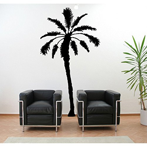 Tatoutex Stickers Palmier - Noir, L 50cm x H 90cm