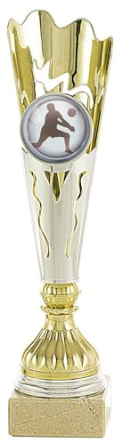 Art-Trophies TP104 Mini trophée de Sport Argenté/doré, 31 cm