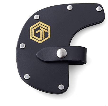 Off Grid Tools OGT-SABLS Survival Axe Elite Leather Sheath, Black