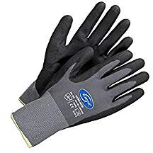 Arbeitshandschuhe - 12 Paar Größe 9 / L Arbeitsschutz KORSAR® Kori-Nox schwarz/grau