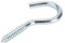 Steel Screw Hook Nails Large S Wall Fixing Hanging Steel Thread 100mm BZP Pack of 2