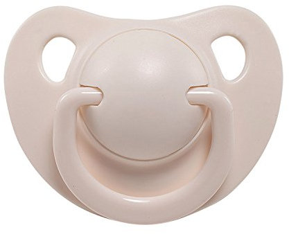 LittleForBig Erwachsene Baby Schnuller der Smiley Schnuller Elfenbein