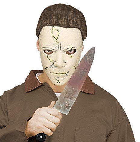 shoperama Michael Myers Set Maske und Messer Halloween Horror-Film Serienmörder Killer Kostüm-Zubehör Rob Zombie