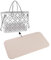 Doxo Geldbörsen-Organizer-Einsatz für Handtaschen und Tragetaschen, Filztasche, passend für Speedy und Neverfull Onthego, 3 Größen/6 Farben, beige Grundform, groß