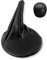 1neiSmartech Schaltknauf Schaltsack aus schwarzem PU-Leder komplett mit Haltering für Schalthebel kompatibel mit Fiat Panda 2003-2012 Fiat 500 500C 2007-2013 Oem 71775051 (schwarz)