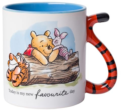 Silver Buffalo Tasse en céramique avec poignée Winnie l'ourson Favorite Day 590 ml