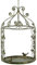 Blümelhuber Vintage Deko Vogelkäfig zum Hängen - Vogel Käfig Shabby Chic Kerzenhalter hängend - Romantische Landhausstil Deko
