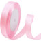 Satinband Rosa 15mm, 22 Meters Dekoration Präsent Geschenkband breit Schleifenband, Stoffband für kleid Hochzeit, Taufe und Geburtstag Geschenke,Satin Dekoband, Deko Band Geschenkverpackung