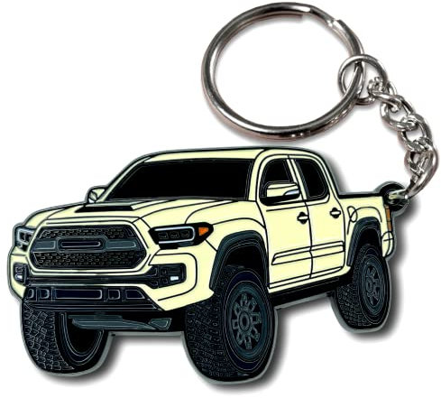 FOUR WHEEL BEAST Tacoma Schlüsselanhänger, Quicksand, Small