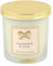 Boutique Candle handgegossenes Sojawachs, goldfarbene Schleife, 9 cm, Kaschmir und Seide