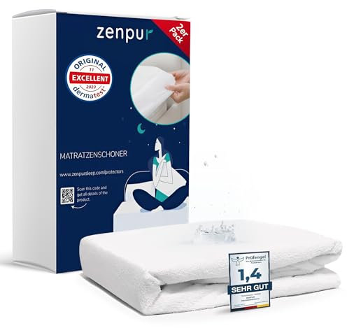 ZenPur Matratzenschoner 70x140 Wasserdicht - Atmungsaktive Matratzenauflage für Kinderbett - Oeko-TEX Zertifiziert