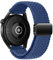 Bracelet pour Huawei Watch GT3 Pro 46mm, 22mm Bracelet en Nylon Tressé Elastique avec Fermoir Magnétique pour Huawei Watch GT/GT 4 46mm/GT3/GT3 Pro 46mm/GT2/GT2 Pro/GT 2e/GT Sport Active Classic 46mm