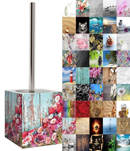 Sanilo WC Bürste, viele schöne Klobürsten zur Auswahl, hochwertige Qualität, Elegantes Design (Spring)