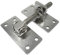 SO-TOOLS® Torscharnier M20 lang mit 2 Befestigungsplatten, echt Edelstahl, verstellbar Konstruktionsscharnier Anschraubscharnier für schwere Tore und Stahltüren