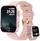 BRIBEJAT Smartwatch Damen mit Telefonfunktion, 2,01 Zoll Touchscreen, 110+ Sportmodi, Fitnessuhr mit Herzfrequenz/SpO2/Schlafmonitor/Menstruationszyklus, IP68 Wasserdicht Uhr für Android iOS，Rosa