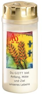 Wiedemann AETERNA Grablicht Osterkerze Du Gott bist...