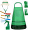 Ensemble de jardinage pour enfants Ensemble de jardinage pour les tout-petits, comprend un tablier, un pulvérisateur, des gants, un chapeau, un râteau, des pelles pour enfants de jardinage à outils