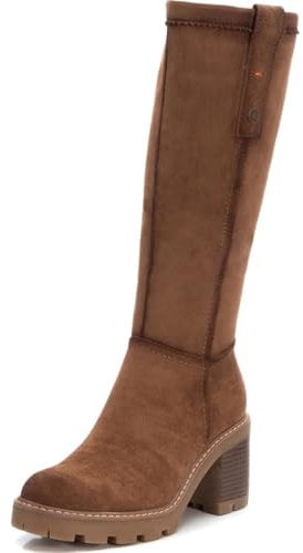 REFRESH 172123, Stivali ad Altezza Ginocchio Donna, Marrone Chiaro, 37 EU