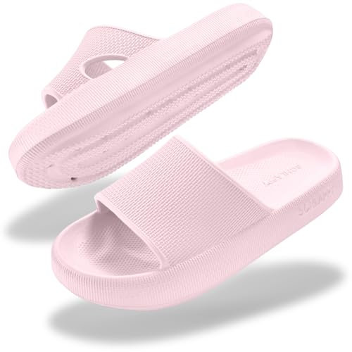 SCHLAPPY™ Original Badeschuhe für Damen&Herren, Badelatschen&Wolkenschuhe 100% Plastikfrei, Wasserfest&rutschfest (Rosa, EU Schuhgrößensystem, Erwachsene, Numerisch (von/bis), M, 38, 39)