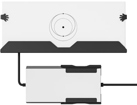 Protective Wall Mount Kit for Starlink Gen 3 Router and Power Supply - Metal Bracket Holder for Starlink V3 Mesh Router Wall Mount with Cable Management Easy to Install