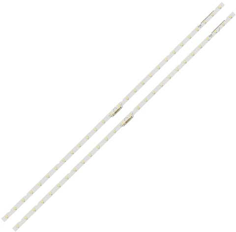 BWBVHRHZY 2 PCS 28 LED Striscia di Luce di Striscia Misura for Samsung 43 UE43NU7092 UE43NU7090 UE43NU7170 UE43RU7100 UE43NU7120U UE43NU7170U UA43LS03N