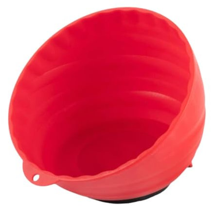 Dickly Gym Chalk Bowl Chalk Holder Multi Position Storage Bowl Gym Chalk Storage Container for Bouldering Barbell Weightlifting, Red