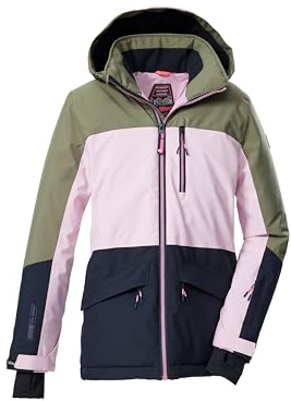 Killtec Mädchen Ksw 208 Grls Ski Jckt Skijacke/Funktionsjacke mit Kapuze und Schneefang