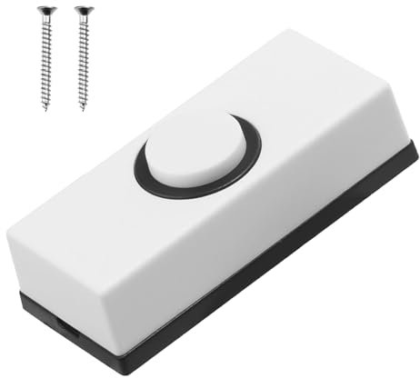 Wiring Door Bells Push Buttons with Screws Wall Mounted Doorbell Switches Hard Wiring Press Button Enduring