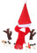 PRETYZOOM 1 Satz Schneemann-weihnachtsdekoration Christbaumschmuck Schneemann- Künstlicher Schnee Weihnachtskette Schnee-Ornamente Weihnachtsdekorationen Draußen Figur Schneeball Holz