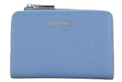 Coccinelle Leder Geldbörse Metallic Soft Wallet Azul blau